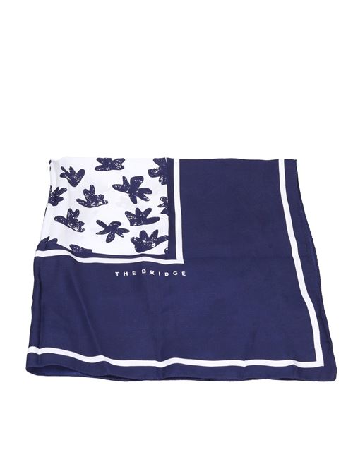 Foulard in seta THE BRIDGE | 121234D4BLU